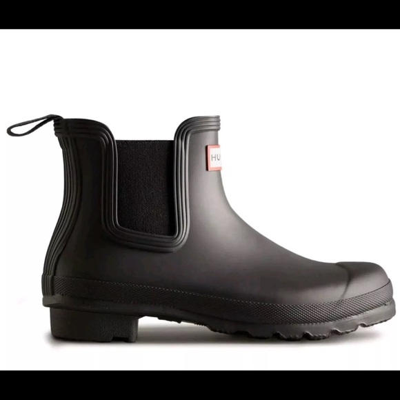 *NIB* Hunter Ladies Original Chelsea Rain Boots (Black,7) - Picture 3 of 4